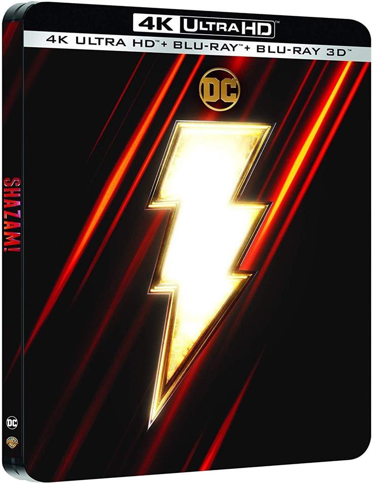 Shazam! (2019) Limited Edition, Steelbook, 4K Ultra HD + Blu-ray 3D + Blu-ray