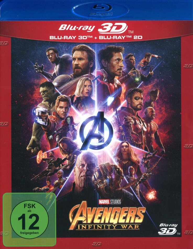 Avengers 3 - Infinity War (2018) Blu-ray 3D + Blu-ray