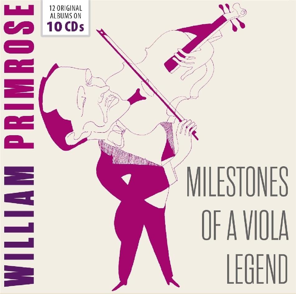William Primrose - Milestones Of A Viola Legend 10 CDs