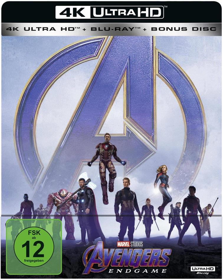 Avengers 4 - Endgame (2019) Limited Edition, Steelbook, 4K Ultra HD + 2 Blu-rays