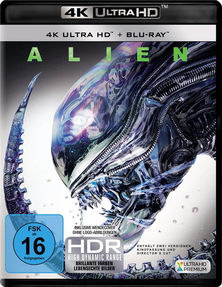 Alien (1979) 40th Anniversary Edition, 4K Ultra HD + Blu-ray