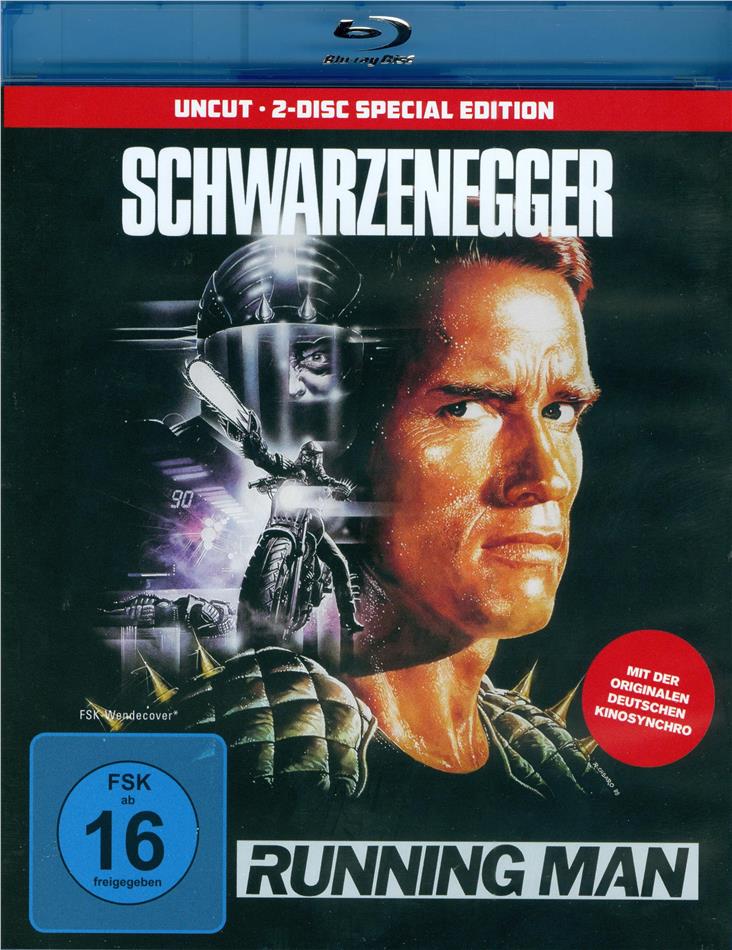 Running Man (1987) Special Edition, Uncut, 2 Blu-rays