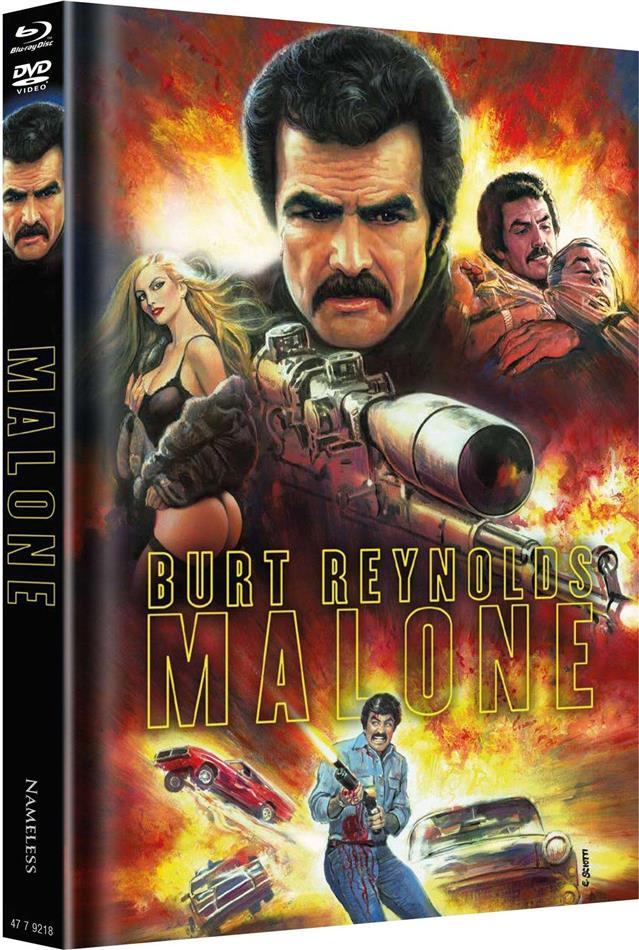 Malone (1987) Cover B, Limited Edition, Mediabook, Uncut, Blu-ray + DVD