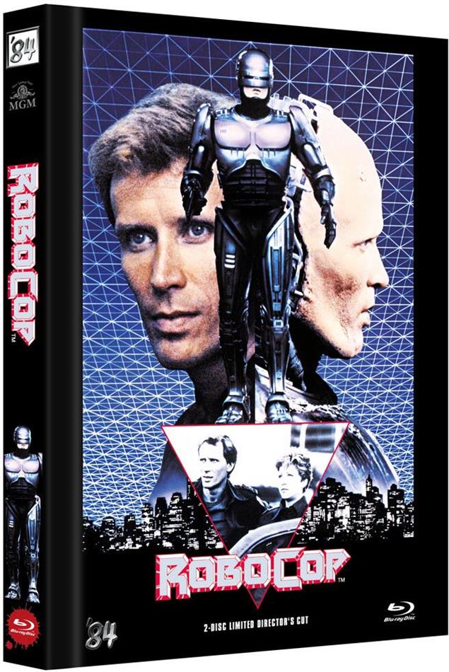 Robocop (1987) Cover C, Director's Cut, Limited Edition, Mediabook, Blu-ray + DVD