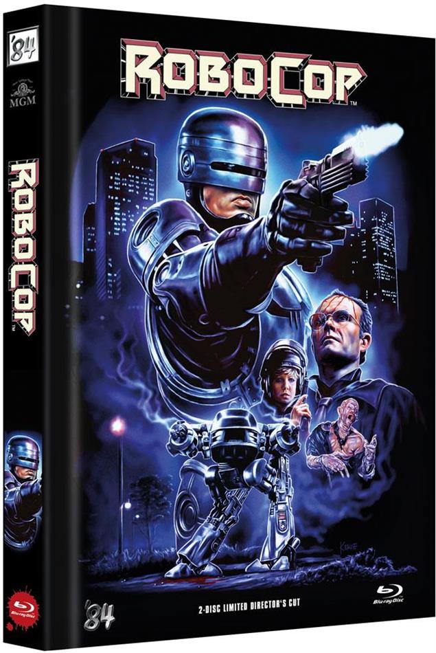 Robocop (1987) Cover D, Director's Cut, Limited Edition, Mediabook, Blu-ray + DVD