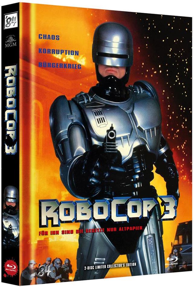Robocop 3 (1993) Cover A, Limited Edition, Mediabook, Blu-ray + DVD