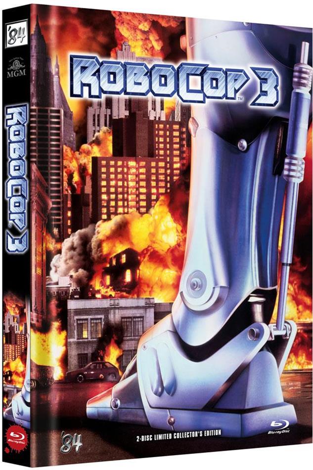 Robocop 3 (1993) Cover B, Limited Edition, Mediabook, Blu-ray + DVD