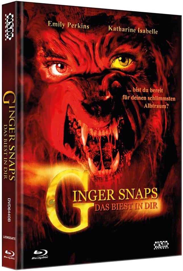 Ginger Snaps - Das Biest in dir (2000) Cover B, Limited Edition, Mediabook, Blu-ray + DVD