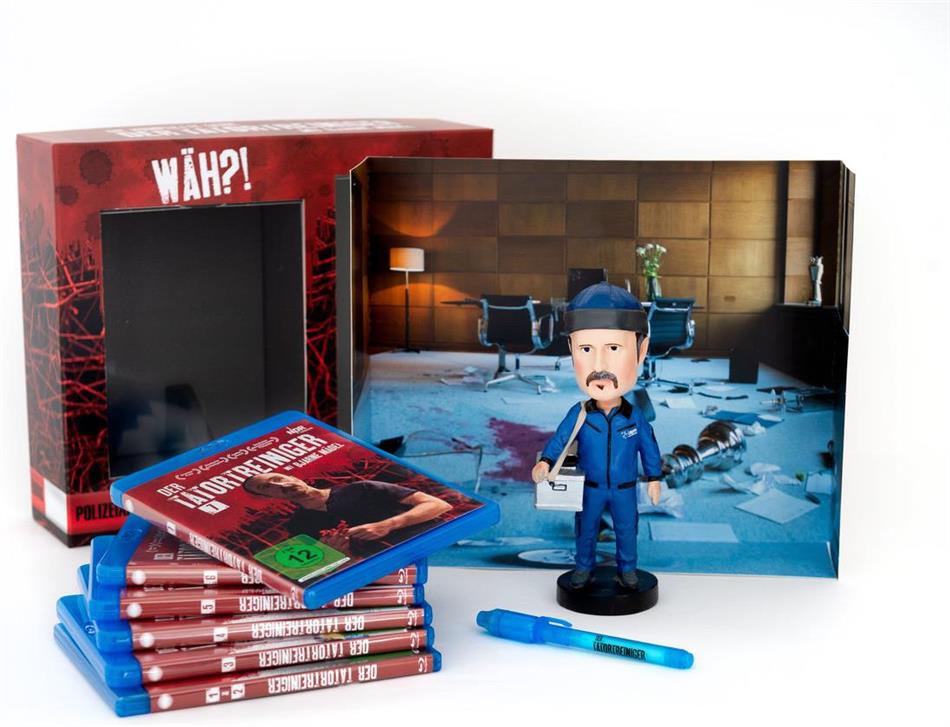 Der Tatortreiniger - Die komplette Serie mit Figur, Limited Edition, 6 Blu-rays + DVD