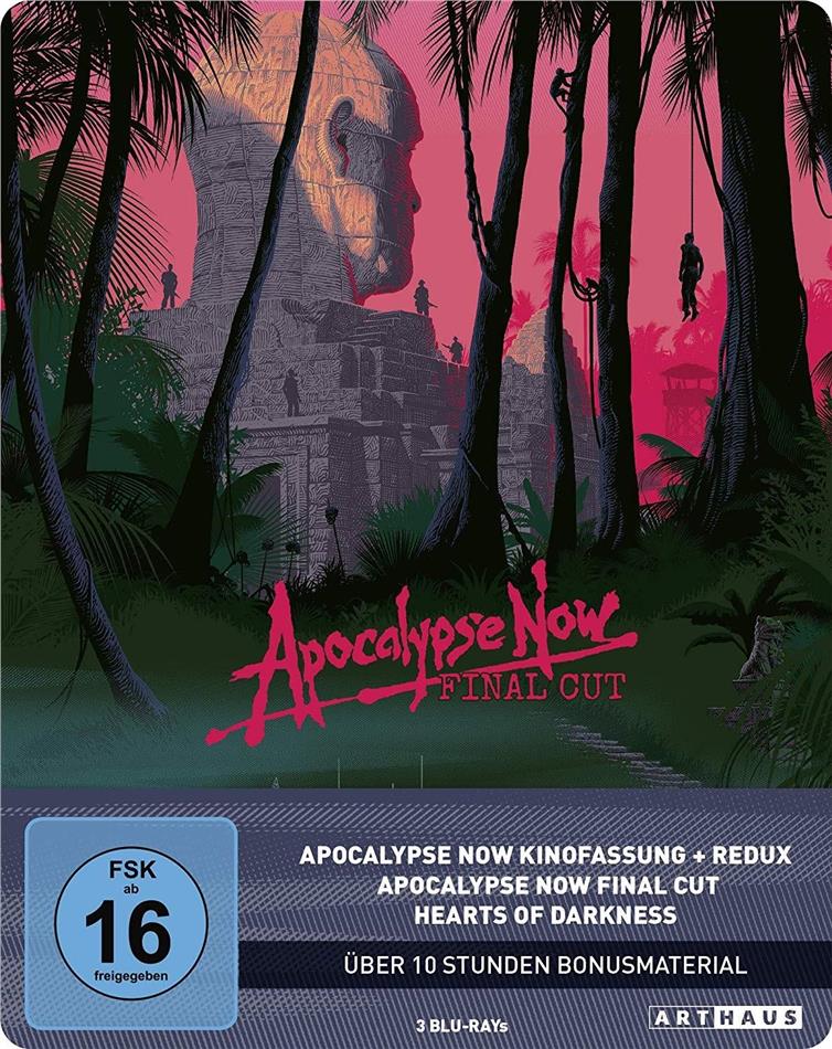 Apocalypse Now (1979) Final Cut, Arthaus, Kinoversion, 40th Anniversary Limited Edition, Steelbook, 4 Blu-rays