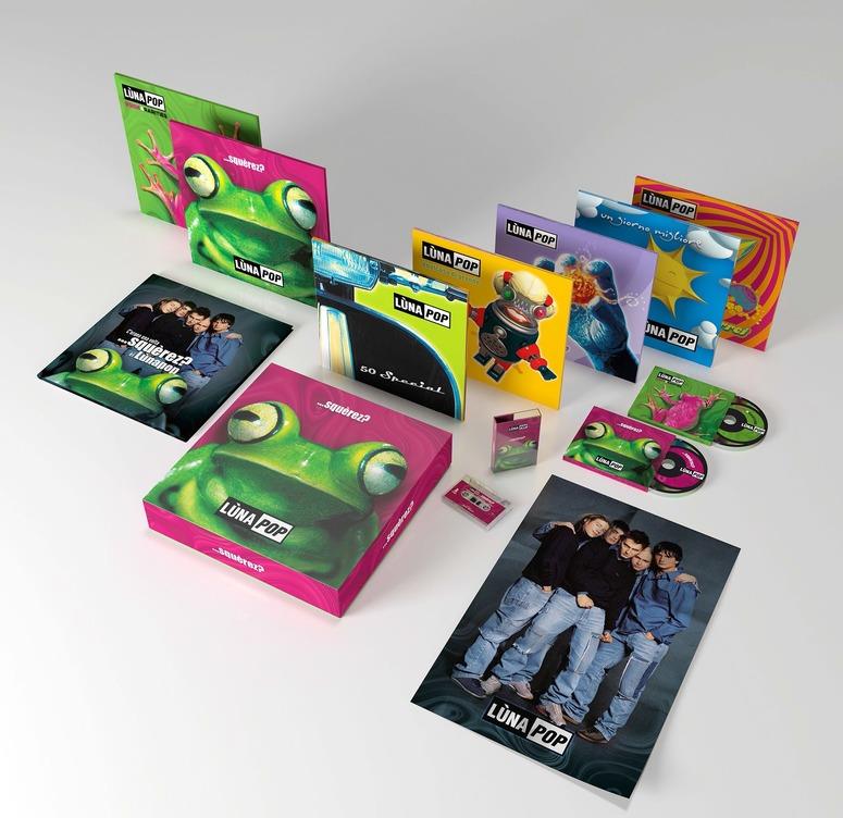 Lunapop - Squerez? Super Deluxe Anniversary Edition, 12 CDs + 4 LPs + Audiokassette + Buch