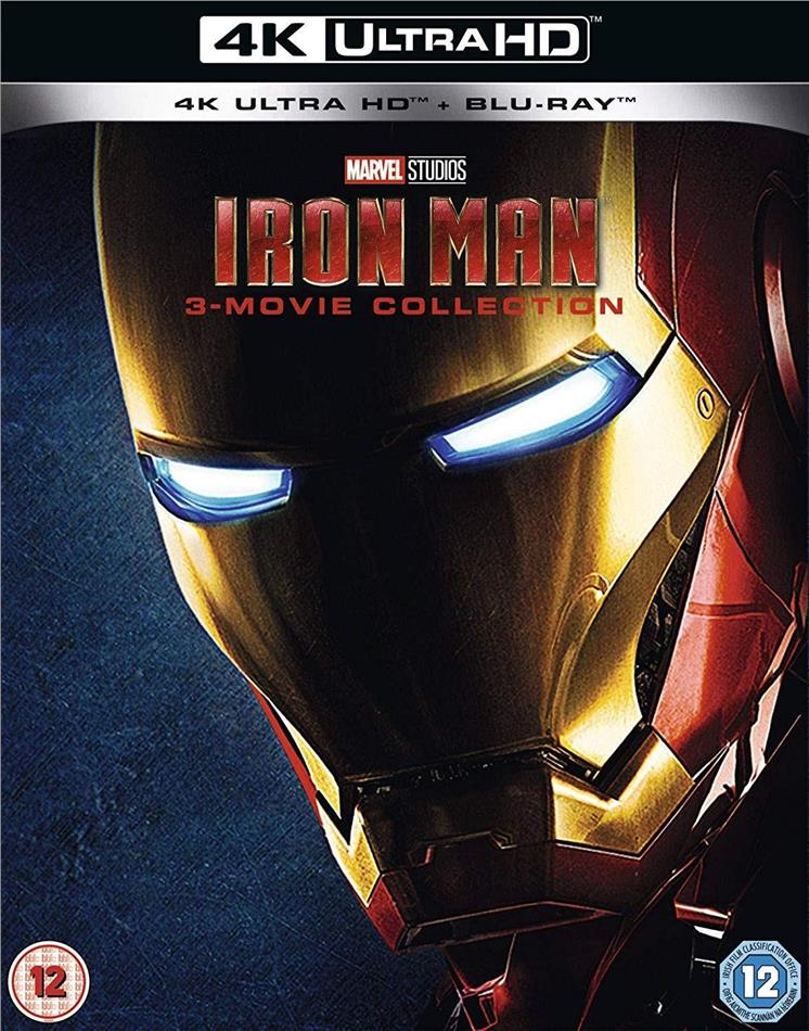 Iron Man Trilogy 3 4K Ultra HDs + 3 Blu-rays