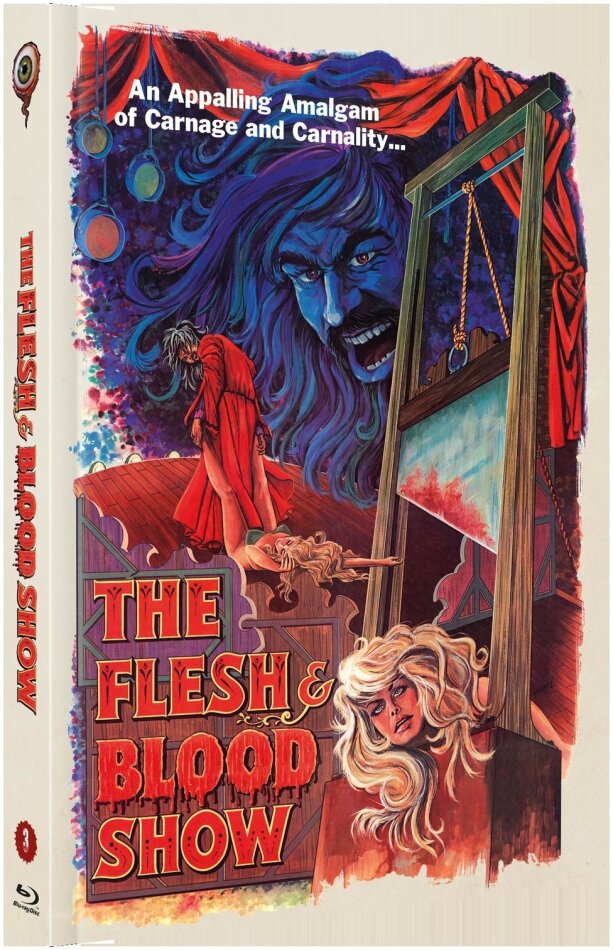 The Flesh and Blood Show (1972) Cover A, Limited Collector's Edition, Mediabook, Blu-ray + DVD