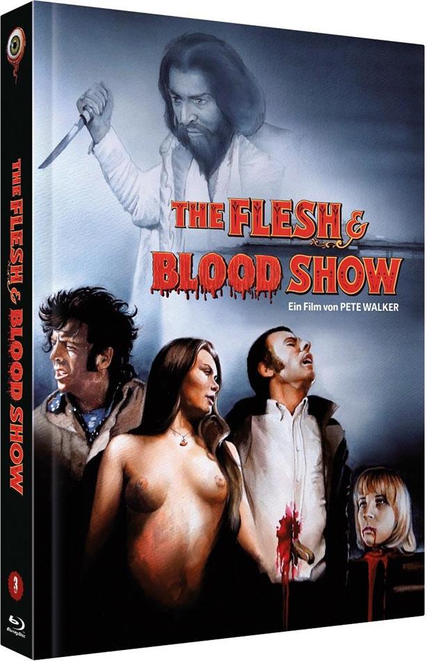 The Flesh and Blood Show (1972) Cover C, Limited Collector's Edition, Mediabook, Blu-ray + DVD