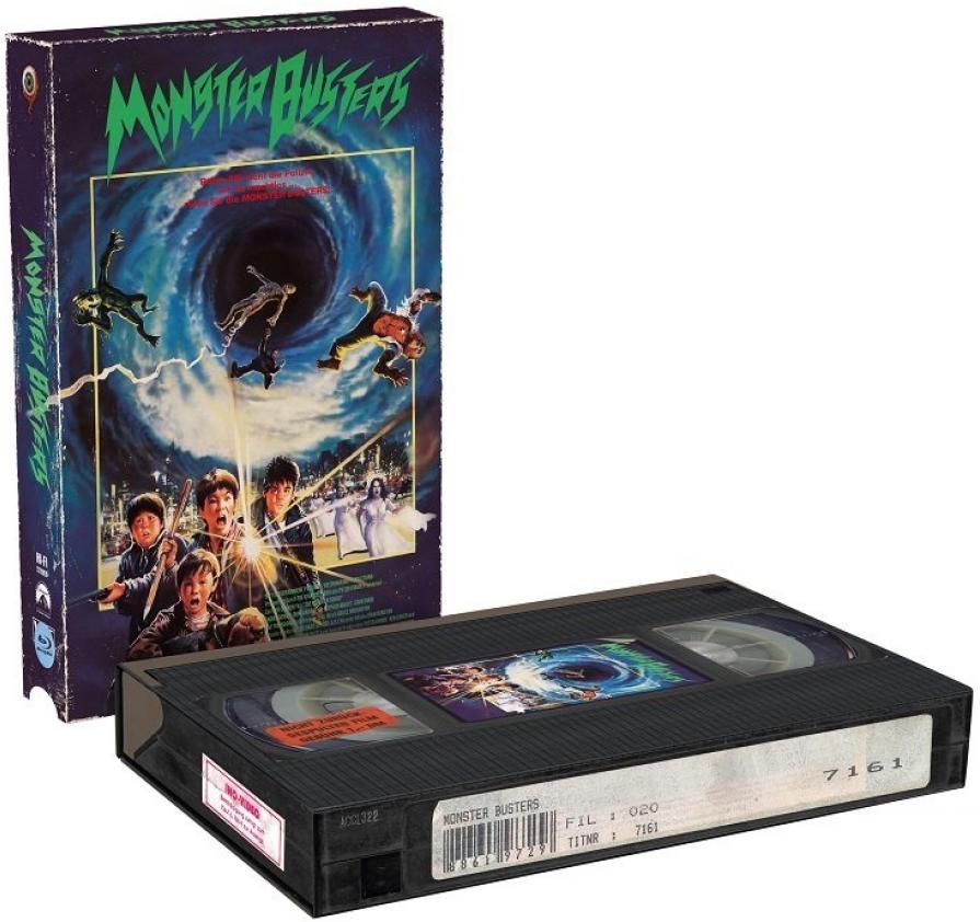 Monster Busters (1987) VHS Retro Edition, Cover A, Limited Edition, Blu-ray + DVD