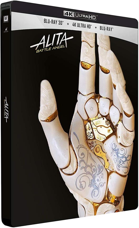 Alita: Battle Angel (2018) Limited Edition, Steelbook, 4K Ultra HD + Blu-ray 3D + Blu-ray