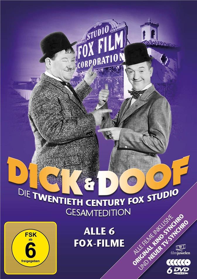 Dick und Doof - Die Fox-Studio-Gesamtedition Filmjuwelen, 3 DVDs