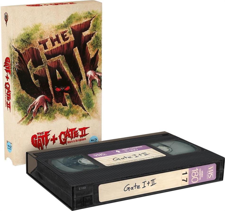 The Gate 1+2 VHS Retro Edition, Cover A, Limited Edition, 2 Blu-rays