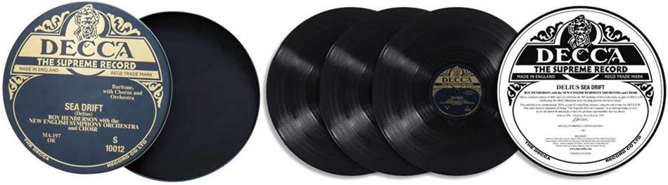 Roy Henderson & Frederick Delius (1862-1934) - Sea Drift Decca, Limited, 10" Maxi + 2 LP