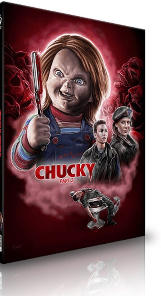 Chucky 3 (1991) Cover A, Limited Edition, Mediabook, Uncut, Blu-ray + CD