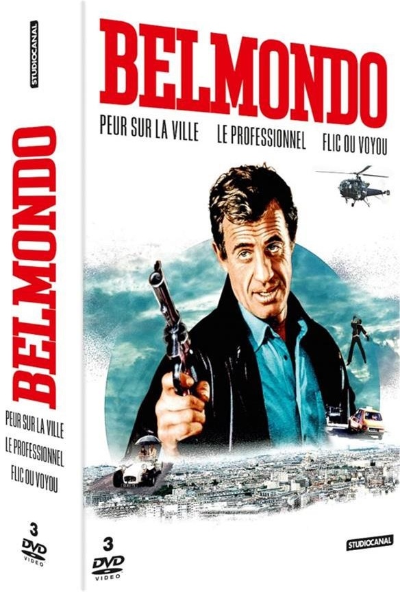 Belmondo - Peur sur la ville / Le Professionnel / Flic ou voyou 3 DVD