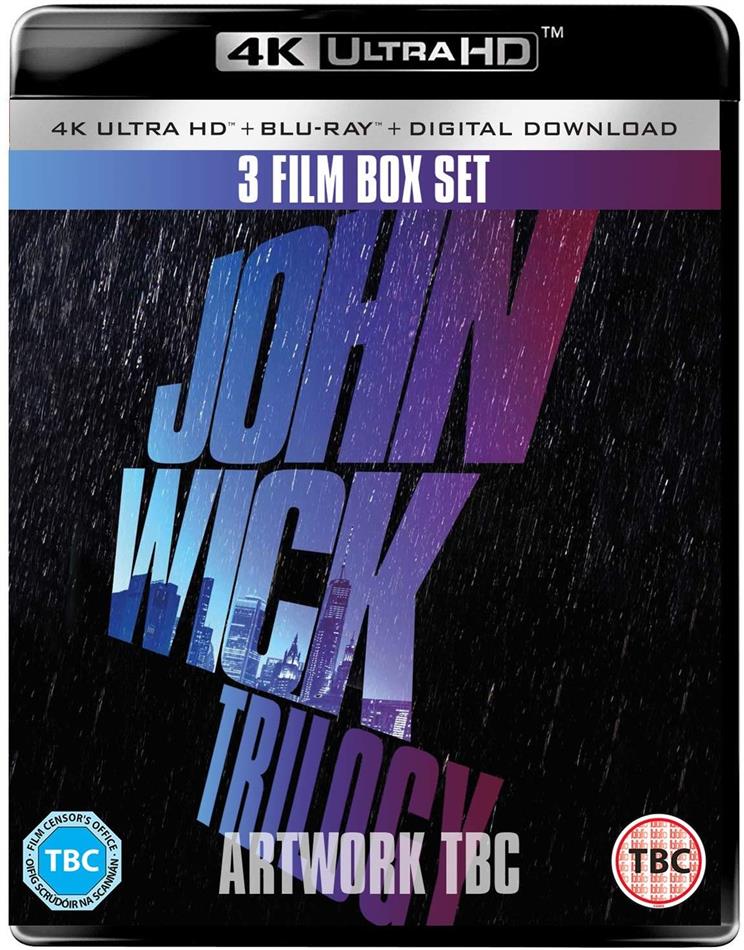 John Wick Trilogy 3 4K Ultra HDs + 3 Blu-rays