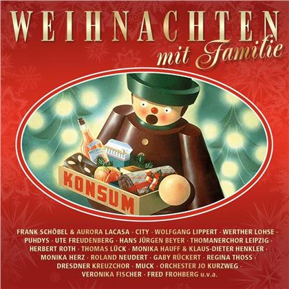 Weihnachten mit Familie - Die sch&ouml;nsten Weihnachtslieder und Songs zum Fest (2 CDs)
