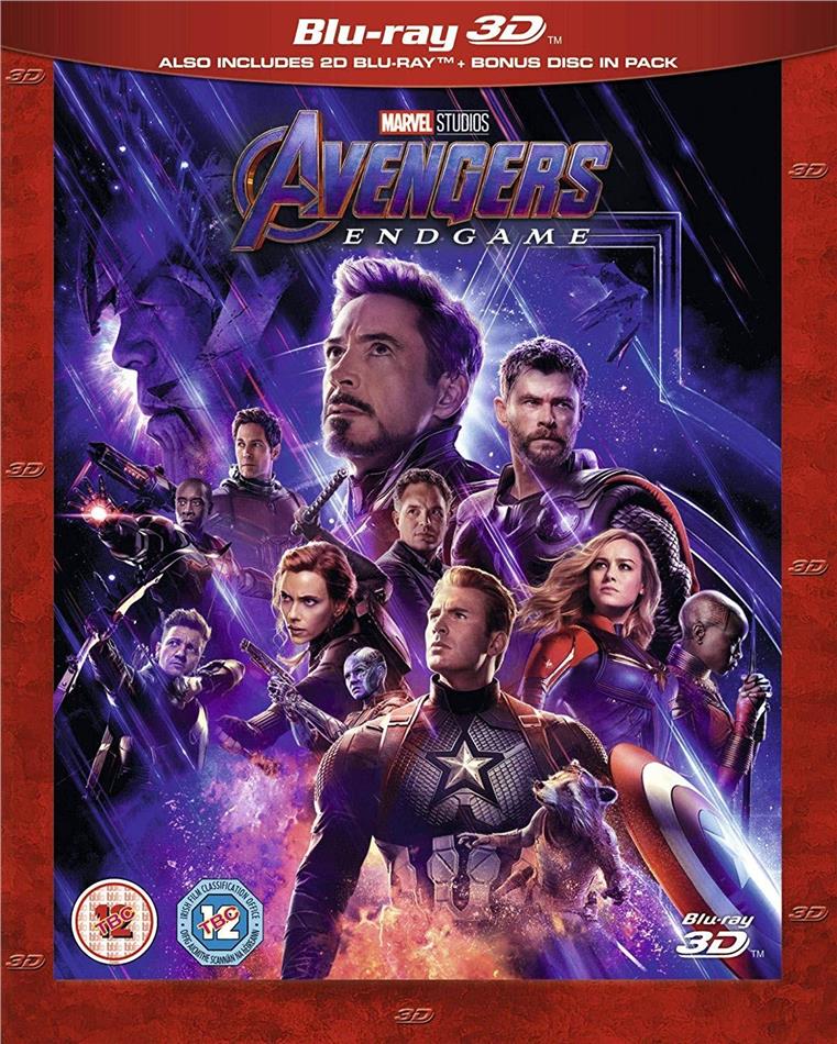 Avengers 4 - Endgame (2019) Blu-ray 3D + 2 Blu-rays