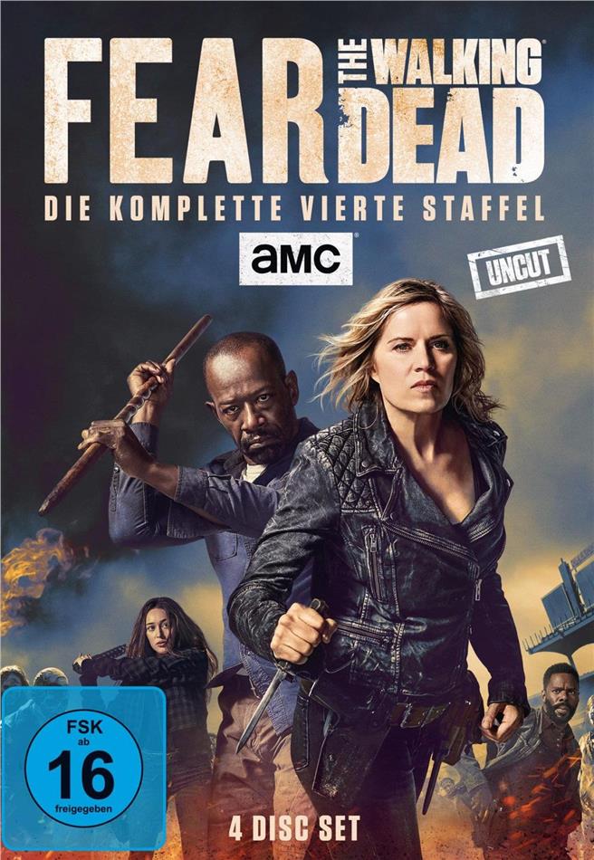 Fear The Walking Dead - Staffel 4 Uncut, 4 DVDs