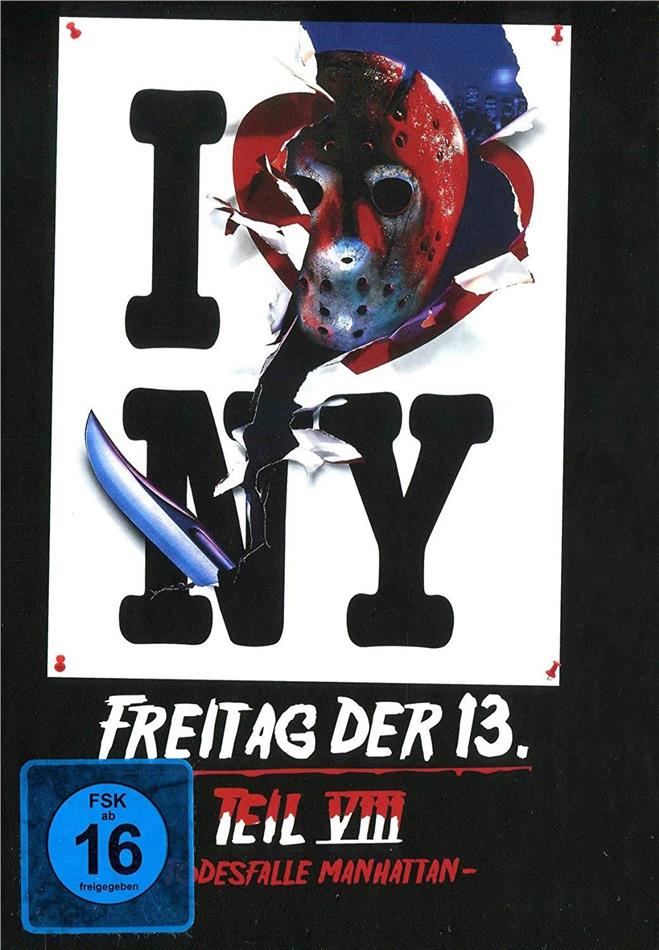 Freitag der 13. - Teil 8 - Todesfalle Manhattan (1989) Cover C, Limited Collector's Edition, Mediabook