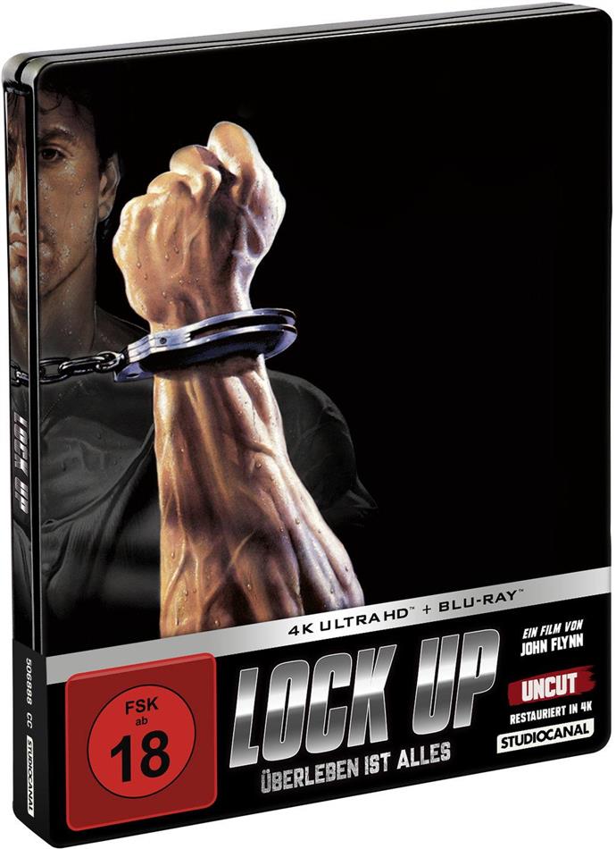 Lock Up - Überleben ist alles (1989) Limited Edition, Steelbook, 4K Ultra HD + Blu-ray