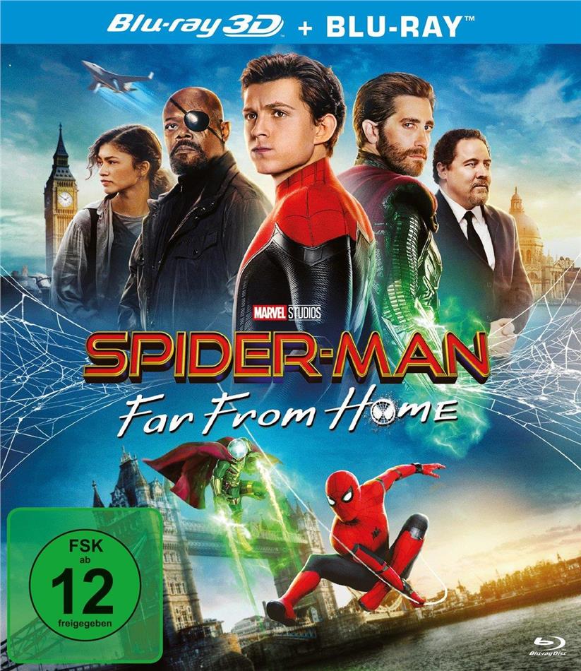 Spider-Man: Far From Home (2019) Blu-ray 3D + Blu-ray