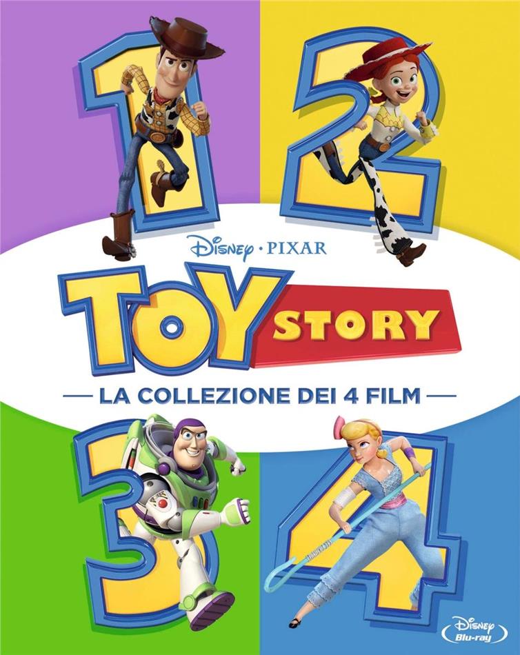Toy Story 1-4 Box, 4 Blu-rays