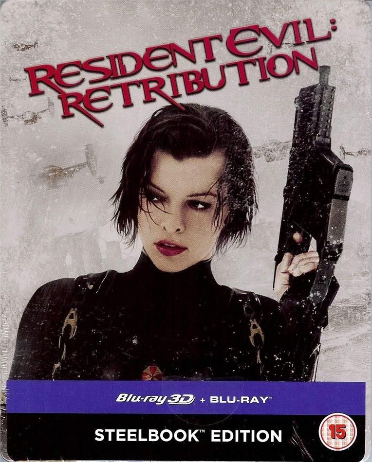 Resident Evil 5 - Retribution (2012) Steelbook, Blu-ray 3D + Blu-ray
