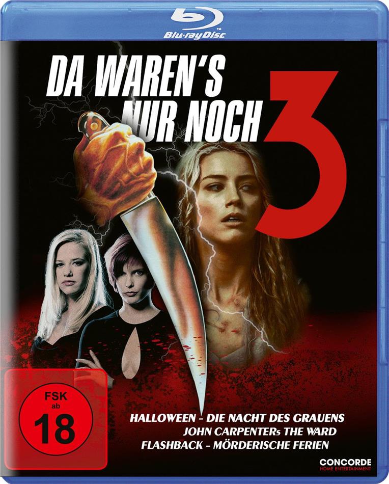 Da waren's nur noch 3 - Halloween - Die Nacht des Grauens / John Carpenters The Ward / Flashback - Mörderische Ferien 3 Blu-rays