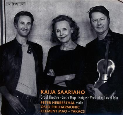 Kaija Saariaho (*1952), Cl&eacute;ment Mao-Takacs, Peter Herresthal & Oslo Philharmonic - Circle Map / Graal Theatre / Neiges / Vers toi qui es si loin (Hybrid SACD)