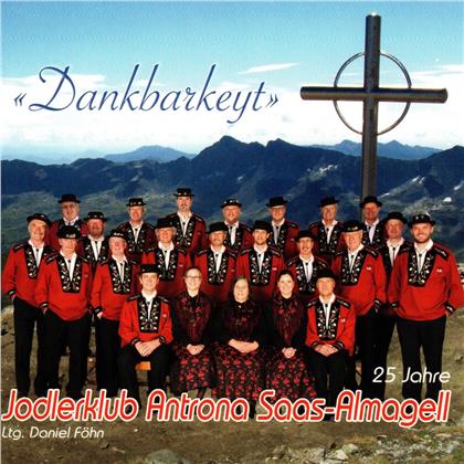 Jodlerklub Antrona Saas-Almagell - Dankbarkeyt