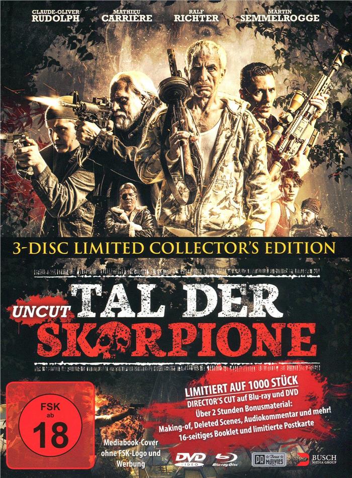 Tal der Skorpione (2019) Limited Edition, Mediabook, Uncut, Blu-ray + 2 DVDs