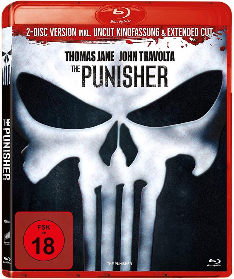 The Punisher (2004) Extended Cut, Uncut, 2 Blu-rays