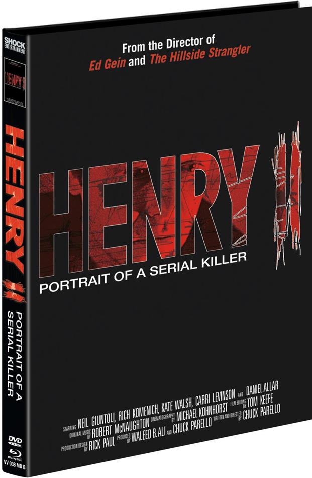 Henry 2 - Portrait of a Serial Killer (1996) Cover B, Limited Edition, Mediabook, Blu-ray + DVD