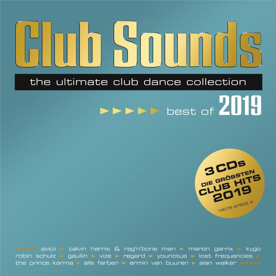 Club Sounds - Best Of 2019 3 CDs