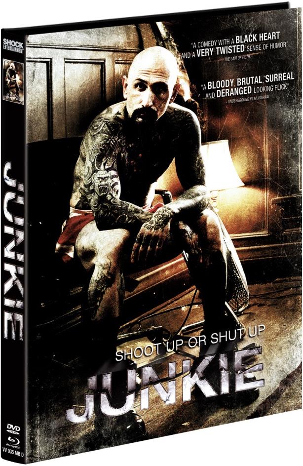 Junkie (2012) Cover D, Limited Edition, Mediabook, Uncut, Blu-ray + DVD