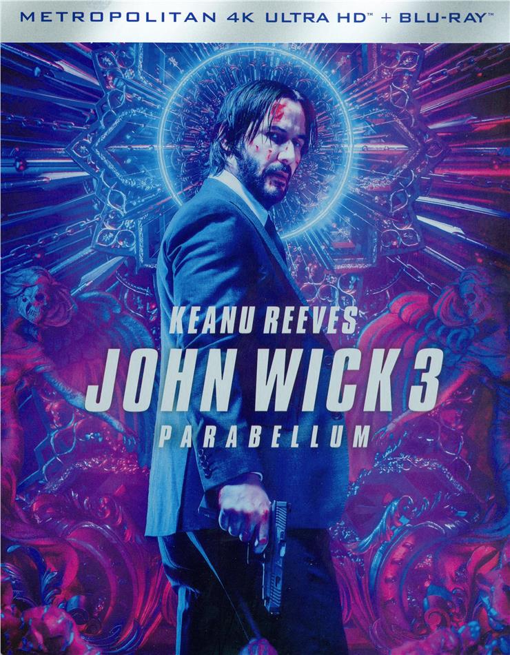 John Wick 3 - Parabellum (2019) Édition Limitée, Steelbook, 4K Ultra HD + Blu-ray