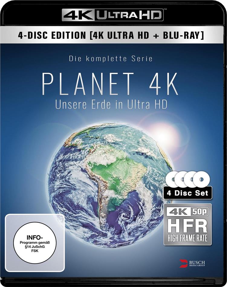 Planet 4K - Die komplette Serie 2 4K Ultra HDs + 2 Blu-rays