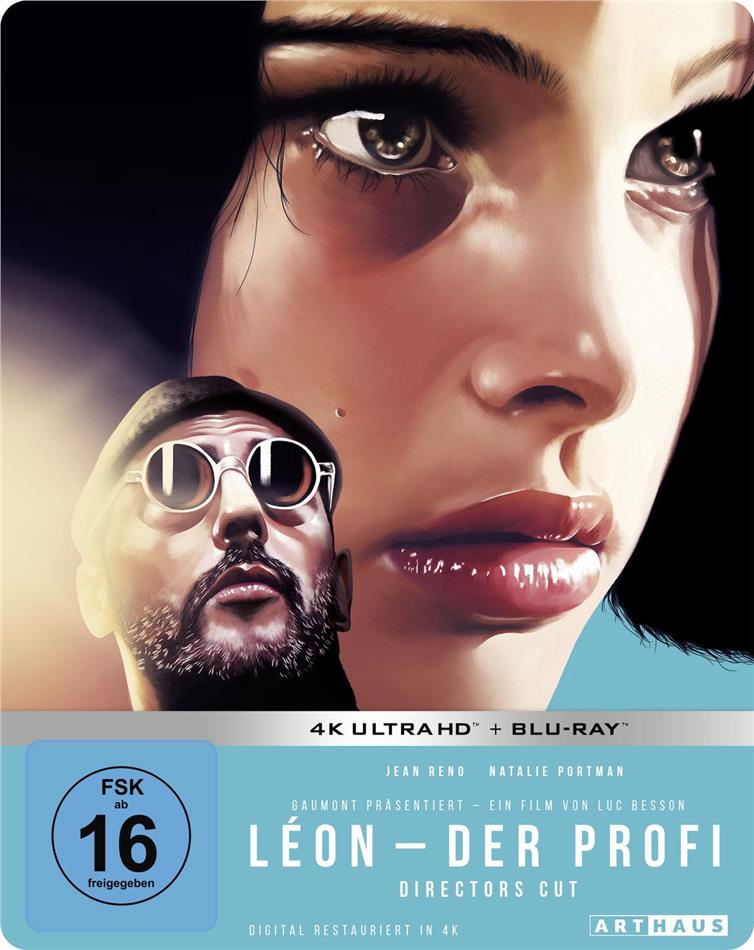Leon - Der Profi (1994) Director's Cut, 25th Anniversary Limited Edition, Steelbook, 4K Ultra HD + Blu-ray
