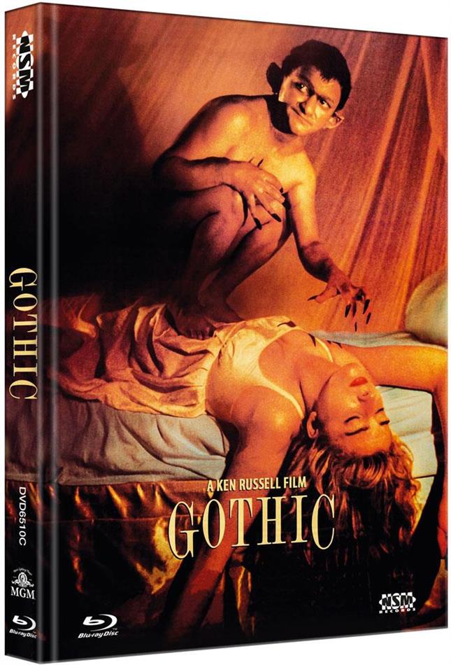 Gothic (1986) Cover C, Limited Edition, Mediabook, Blu-ray + DVD