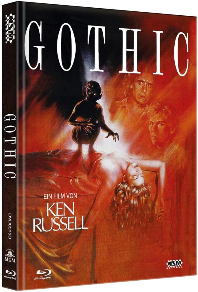 Gothic (1986) Cover D, Limited Edition, Mediabook, Blu-ray + DVD