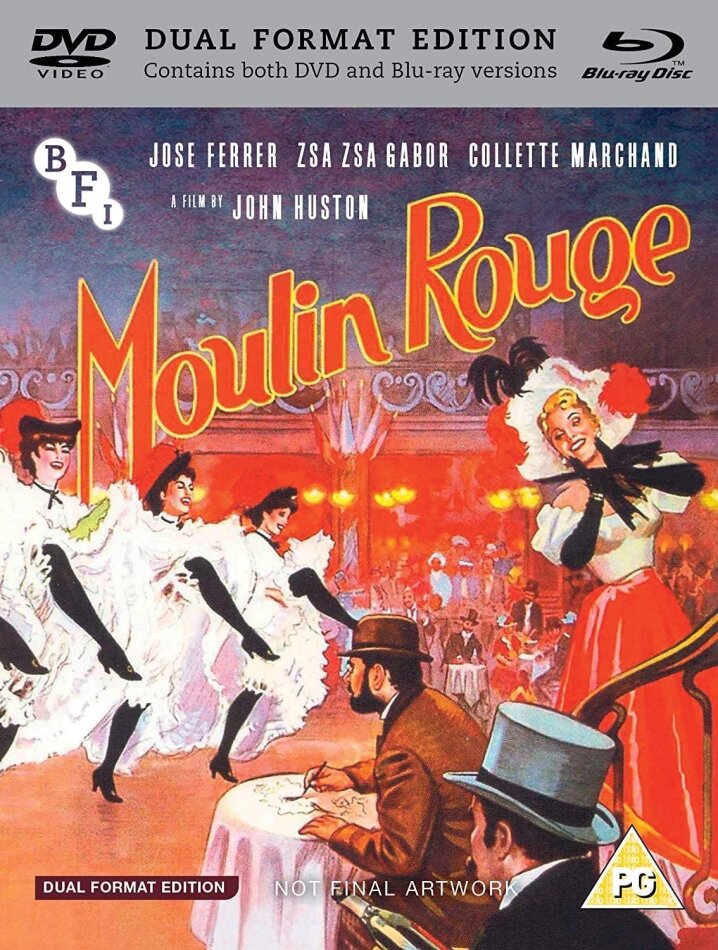Moulin Rouge (1952) Dual Format Edition, Restaurierte Fassung, Blu-ray + DVD