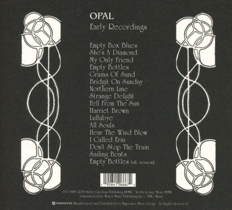 Opal - Early Recordings Salley Gardens, Reissue