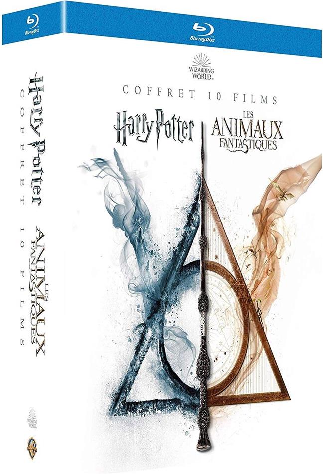 Harry Potter / Les animaux fantastiques - Wizard World - Coffret 10 Films 13 Blu-ray